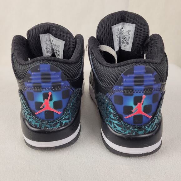 Jordan 3 retro Moto black hyper jade Size 1Y - Picture 5 of 8